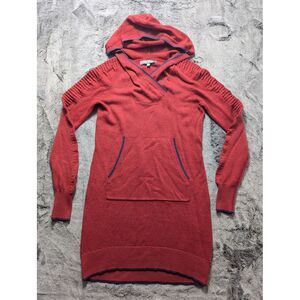 Title Nine Long Sleeve Hooded Sweater Women's Size XS Red